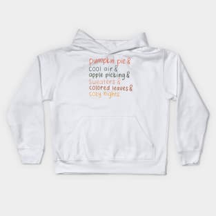 Fall Vibes Kids Hoodie